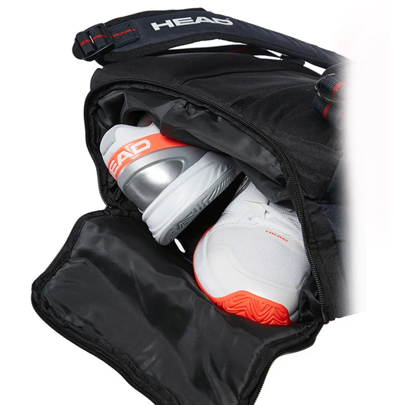 Head Tennis Bag 2017 Djokovic рюкзак с двойным плечом для спорта на открытом воздухе raquete de tenis 2