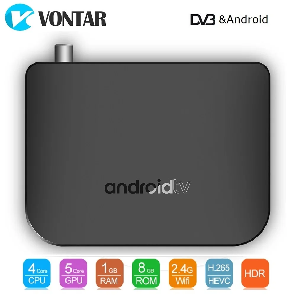 Умная ТВ приставка Mecool M8S PLUS DVB 1 ГБ/8 ГБ T2 S2 декодер Android 7 наземная комбинированная