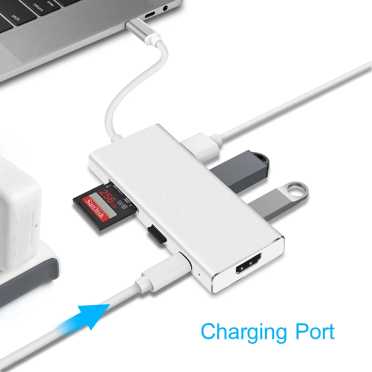 Порт зарядки type c. Type-c хаб с зарядкой. usb type c адаптер поддержка 2к. зарядка с двумя портами type c canyon. переходник 4 порт.