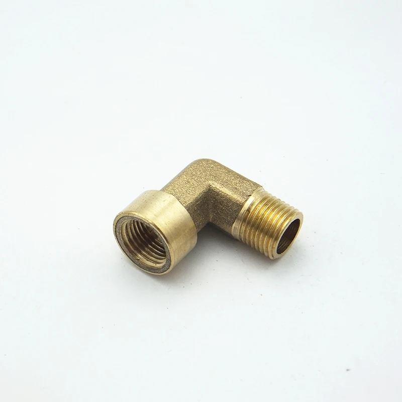 

1/8" BSP Female x 1/8" BSP Male Thread 90 Deg Brass Elbow Pipe Fitting Connector Coupler For Water Fuel