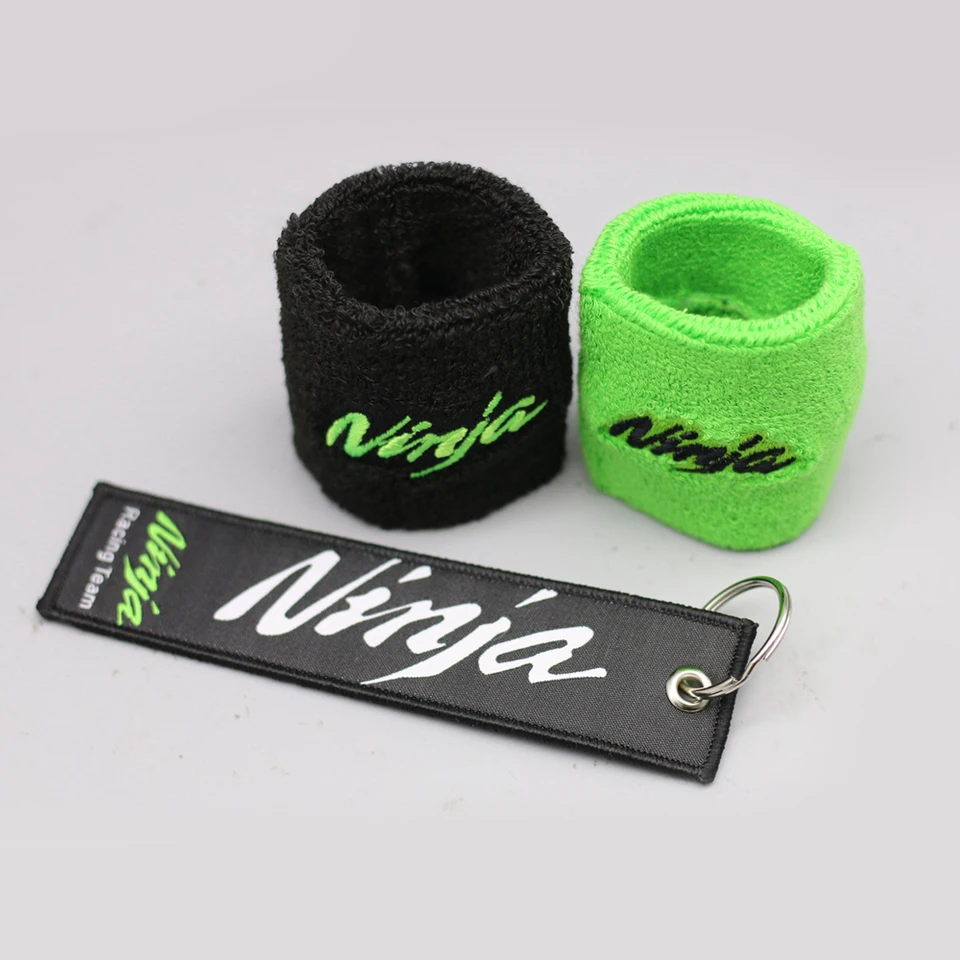 Color : 1 PCS BACK NINJA Keyring Motorcycle Ninja Logo Brake Clutch Fluid Oil Reservoir Cover Sock Sleeve For Kawasaki Ninja ZX6R ZX10R 250 ZX 650 Accessories /& Parts