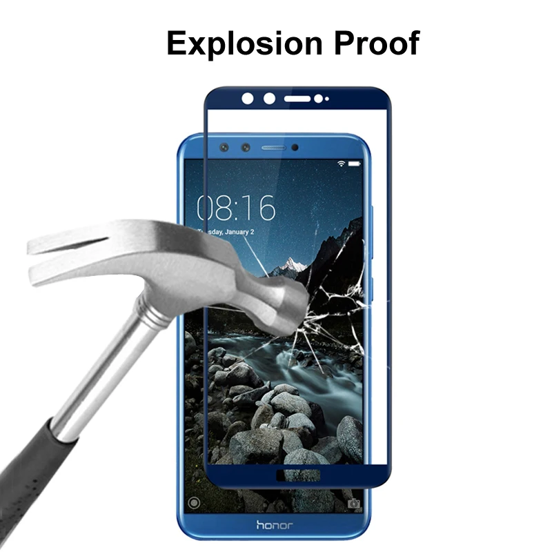 Защитное стекло Honor 9 Lite закаленное 8 протектор экрана для Huawei 9lite Hono Honer Light Armor Honor9