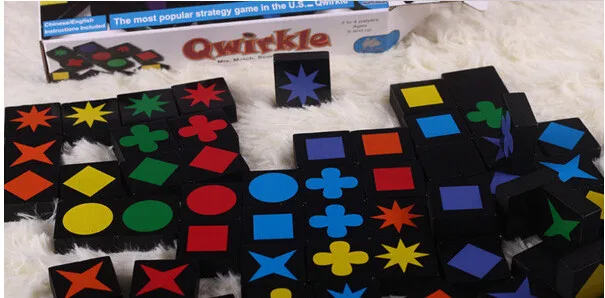 Новое поступление Обучающие игрушки Qwirkle деревянные шахматы родитель-ребенок интерактивные игры игрушки для детей и взрослых