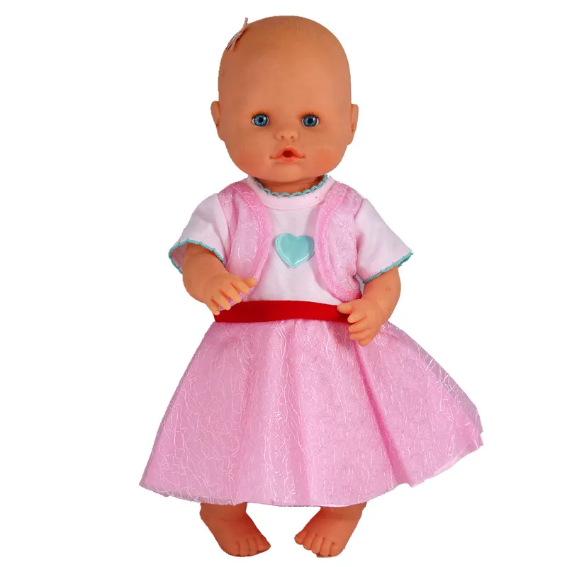 Doll Clothes Fit 35cm Nenuco Doll Nenuco Ropa Baby Realistic Reborn Doll Accessories Dresses For 13inch Little Nenuco Doll