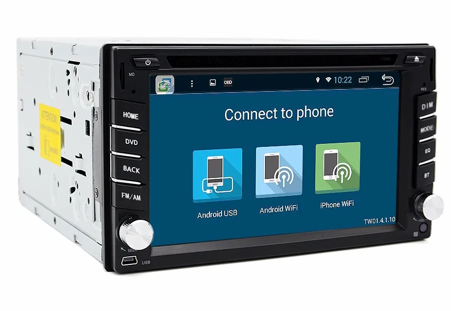 Clearance 6.2 Inch Android 8.1 Double Din Car dvd Player universal 2 din car radio stereo gps navigaton with usb/map/bluetooth/3G/4G/wifi 48