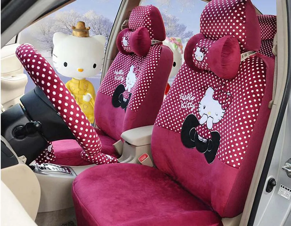 Hello Kitty Styling Car Interior Accessories Covers For Sale Hello Kitty Styling Car Interior Accessories Covers For Sale