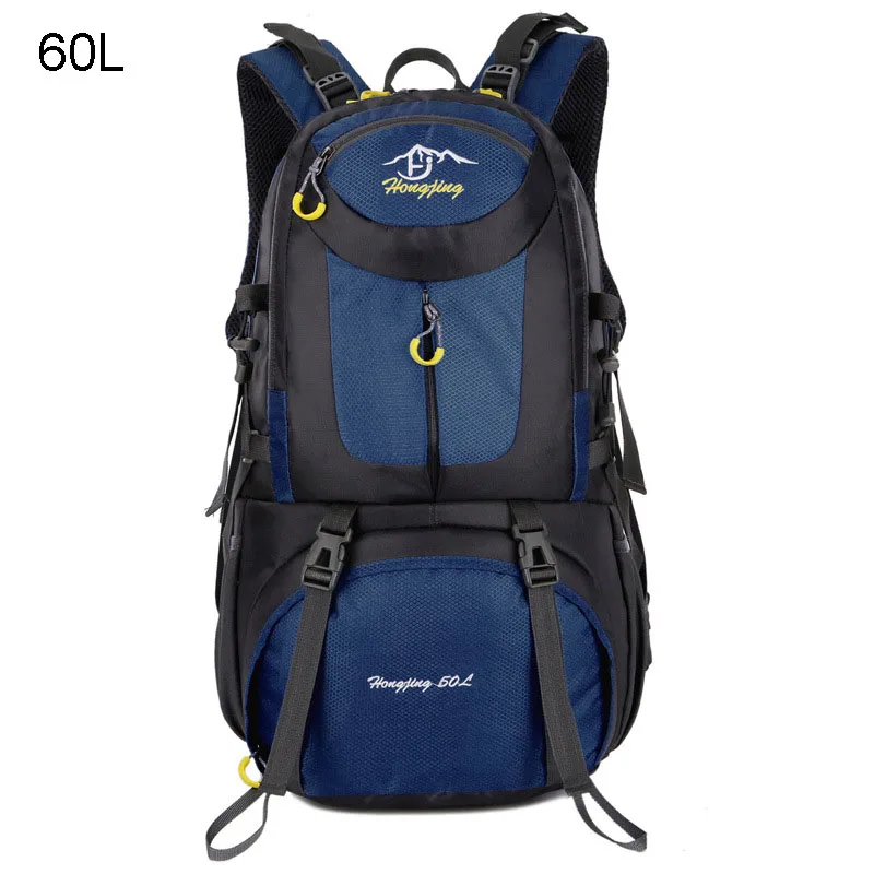 Рюкзаки 40л 50л 60л походный рюкзак сумка для отдыха на природе спортивные сумки для путешествий мужской рюкзак для альпинизма Sac De Sport mochila XA564WA - Цвет: Deep Blue 60L