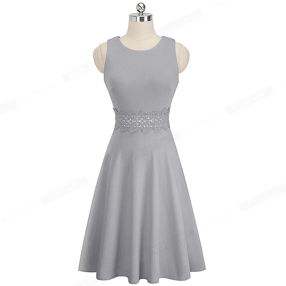 Nice-forever Vintage Elegant Embroidery Floral Lace Patchwork vestidos A-Line Pinup Business Women Party Flare Swing Dress A079 43 Nice-forever Vintage Elegant Embroidery Floral Lace Patchwork vestidos A-Line Pinup Business Women Party Flare Swing Dress A079 43