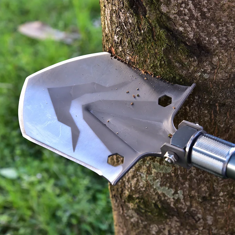 New Multi-function Shovel Outdoor Camping Engineer Shovel Car Folding Portable Equipment Garden Tools with a Free Bag