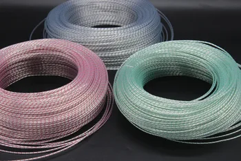 

2M Hi-End Valhalla Top-rated Silver Plated + shield Speaker Audio Signal Cable 1mm Headphone Cable