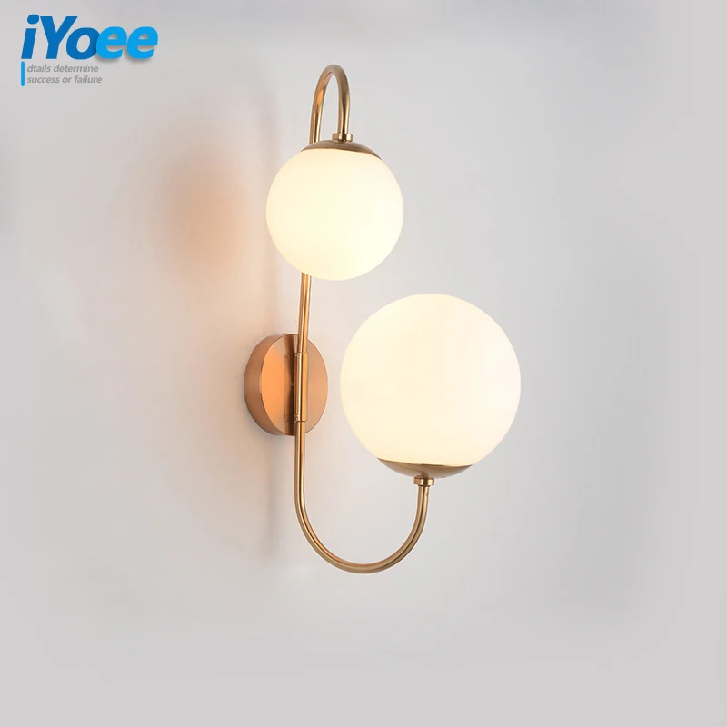 

Modern nordic E27 Wall lamps for home bedroom decoration makeup vanity mirror lights bedroom wall sconce gold wall Lamp fixtures
