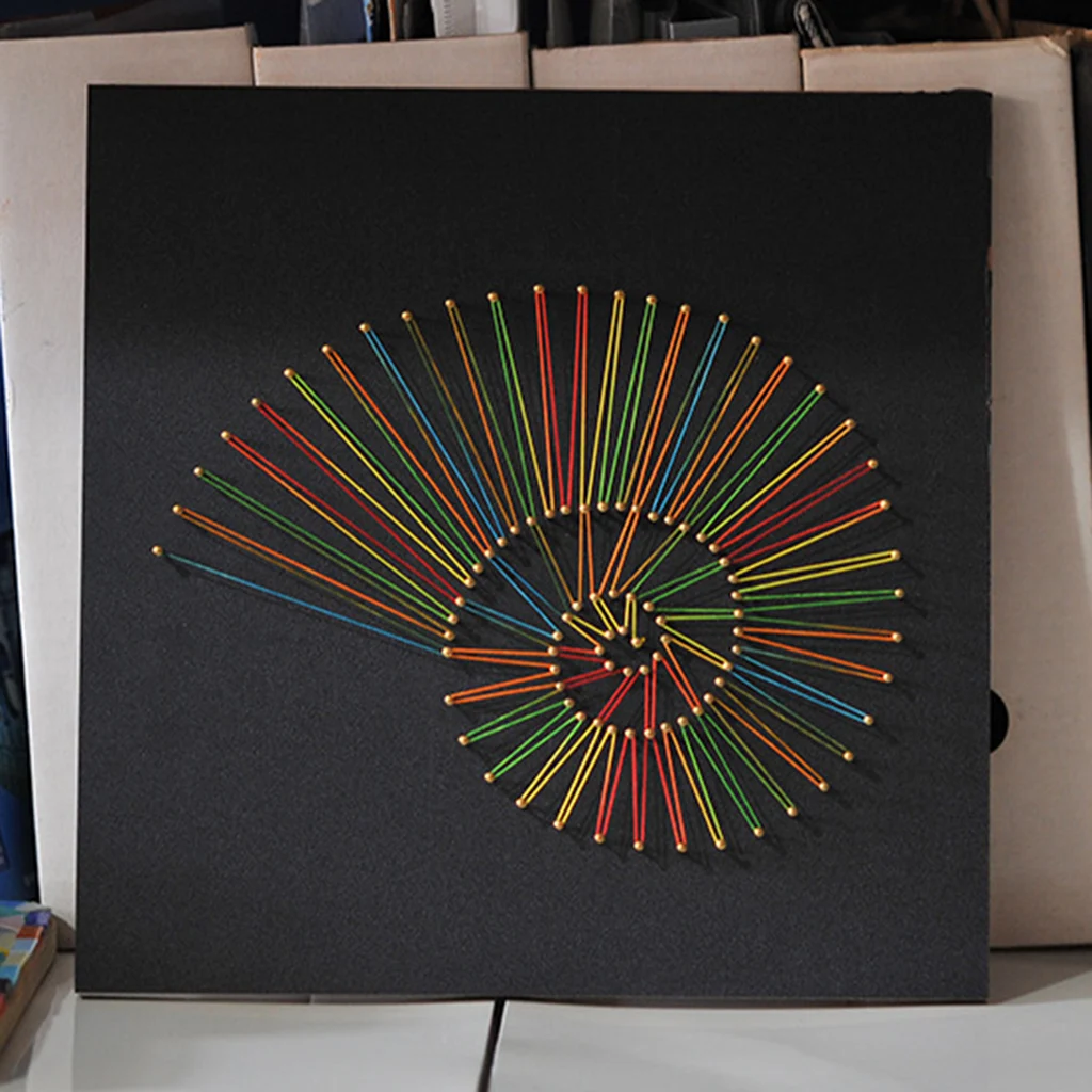 

Conch String Art Kit Stereoscopic Decorative Painting with Materials for Kids Adults Craft