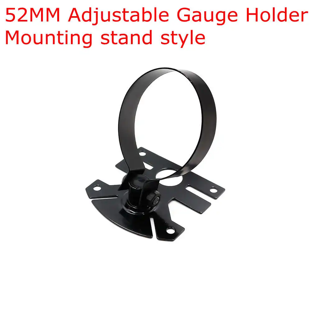 52MM Mount Holder 2 дюйма 52 мм Автомобильный Манометр Pod Универсальный черный одиночный двойной тройной счетчики автомобилей держатель для левого и правого привода автомобиля для 2 дюймов 52 мм манометры - Цвет: 52MM Mount Holder