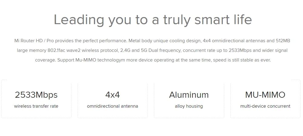 Оригинальный Xiaomi Mi WIFI роутер Pro Mijia Home Smart APP беспроводной RouterPro R3P 4*4 Внешние