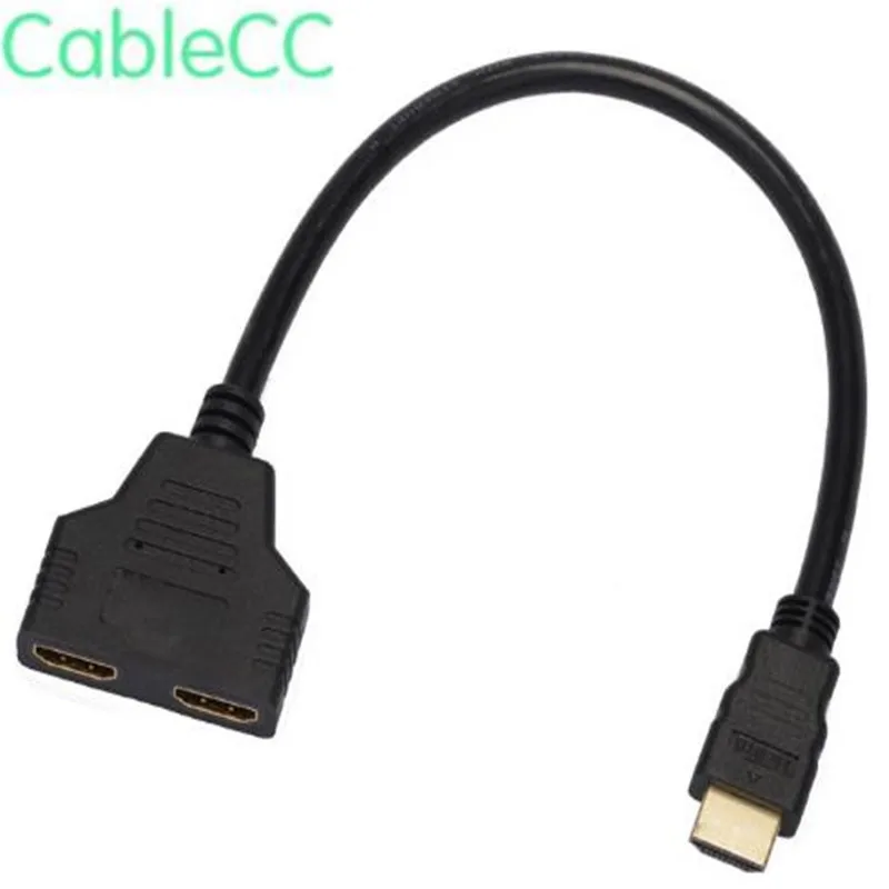 HDMI один сантиметр две матери 1 в 2 Выход мобильный компьютерный проектор цифровая