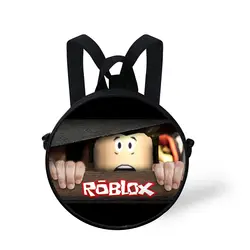 Noisydesigns Лидер продаж Roblox игры печати круглый рюкзак для маленьких девочек и мальчиков Малый мода школьный рюкзак детского сада