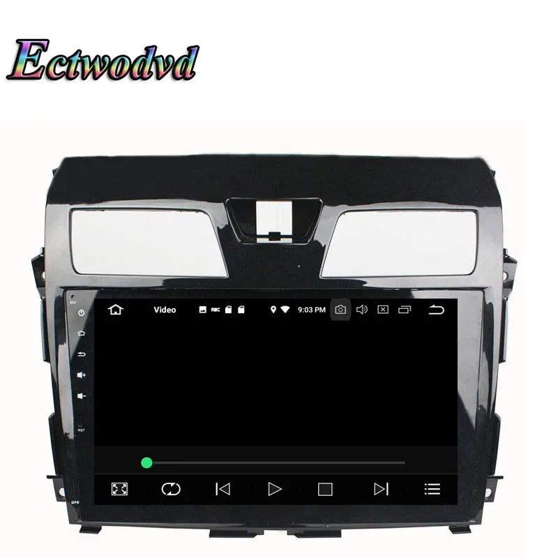 Flash Deal Ectwodvd Octa Core 4G RAM 64G ROM Android 9.0 Car Multimedia DVD Player GPS HeadUnit for Nissan Tenna 2013 2014 2015 7