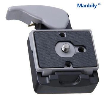 

Manbily Quick Release Clamp Adapter For Camera Tripod with Manfrotto 200PL-14 Compat Plate BS88 HB88 Stabilizer Plate