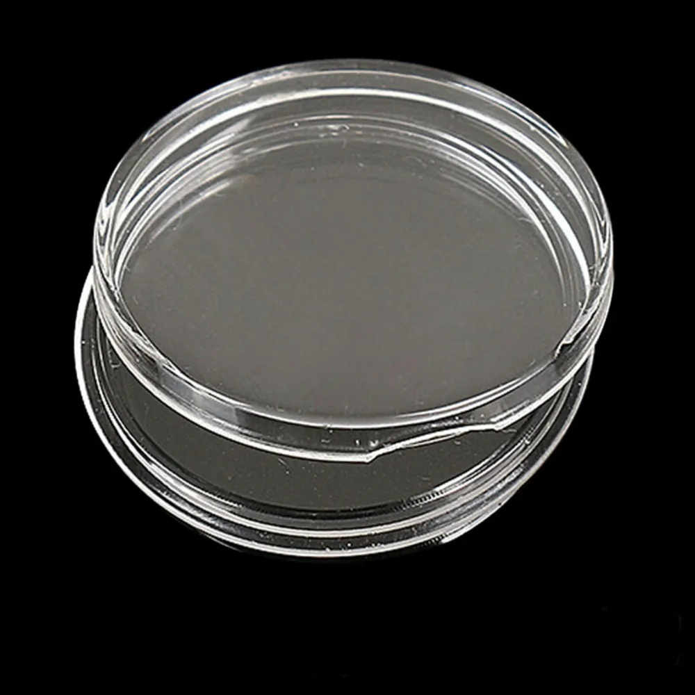 10 шт./лот 27 мм круглое кольцо для хранения пластиковые коробки прозрачный держатель для монет капсулы