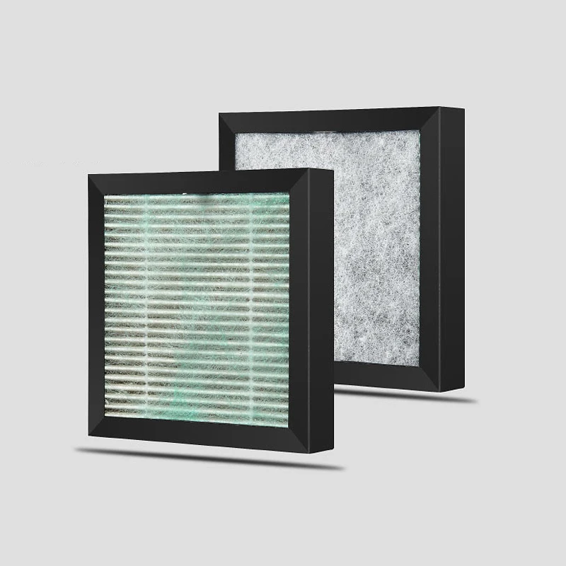 

Air Purifier Filter True HEPA filter and 3 in 1 Compound filter for Nobico PM2.5 Dust Formaldehyde Pollen Odors 11.5*11.5*1.2cm