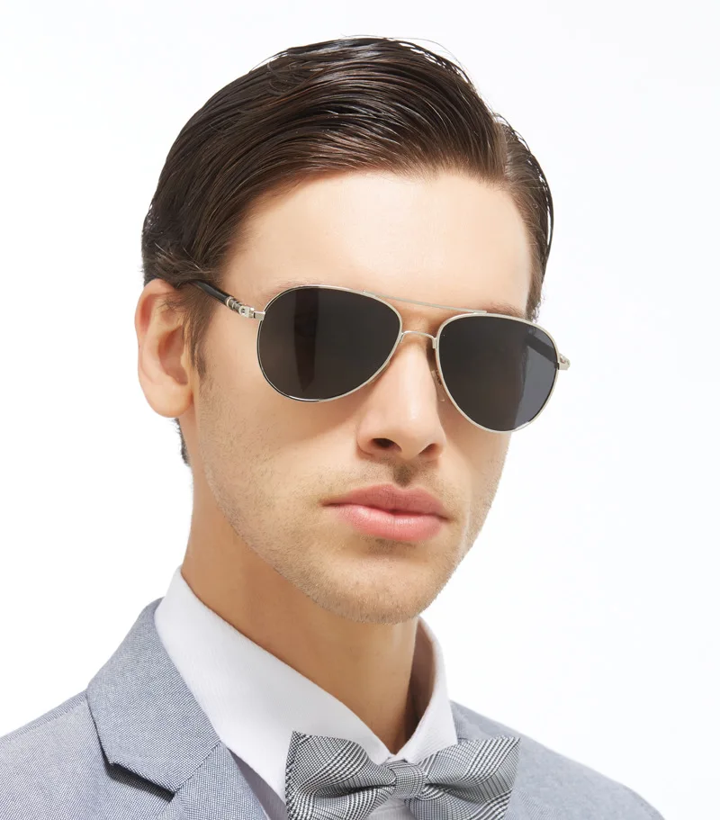 Поляризованные солнцезащитные очки для вождения автомобиля, солнцезащитные очки из сплава Драйвер солнцезащитные очки MB209 защитные очки