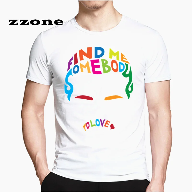 Freddie Mercury The Queen Band T-Shirt Mens Hip Hop Rock Hipster T Shirt Casual Tshirts harajuku Top Tees HCP4535 -