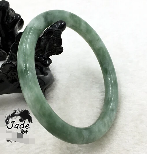 

100% Natural China Beautiful Green Nephrite Jade Bangle Bracelet style Fine jewe Noble 100% Natural jade