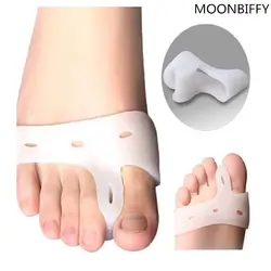 Moonbiffy 1 пара гель Bunion Hallux вальгус ортопедический разделитель ног плюшевая подушка накладка на стопу Уход стельки