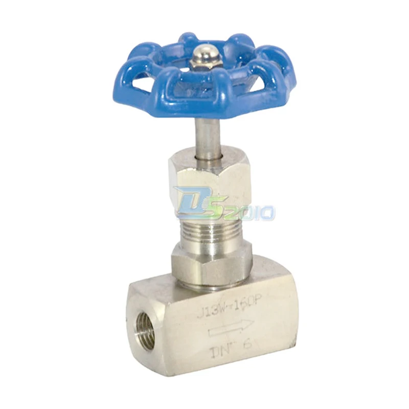 

MEGAIRON BSPT 1/8" DN6 Stainless Steel 202 Needle Valve Female to Female Thread Cut-off Valves Pipe Fittings For Water Gas Oil