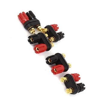 

High Quality Speaker Amplifier Dual Binding Post Banana Plug Socket Connectors 5pcs