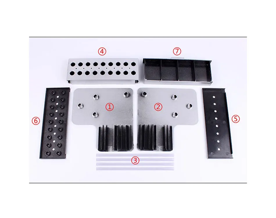 Mobile Phone Repair Tools Box Multifunctional Plastic Storage Box Screwdriver Tweezers Soldering Wire Electronic Tools Organizer