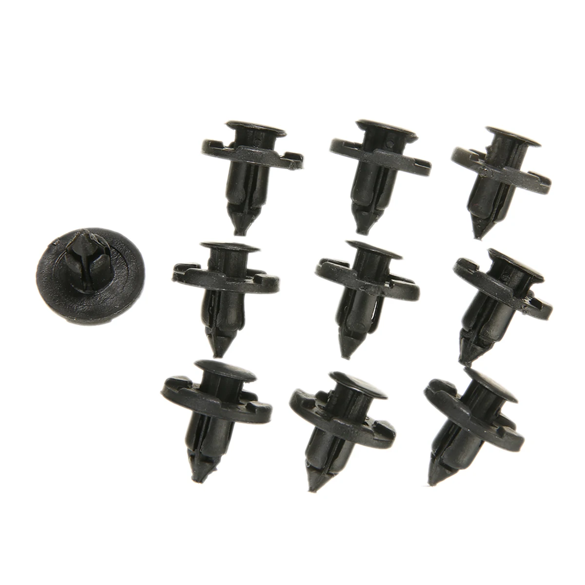 10Pcs 8mm Plastic Bumper Clip Fastener Trim Rivet Retainer Push Engine Cover Car Door Trim For Nissan Micra Almera XTrail Juke