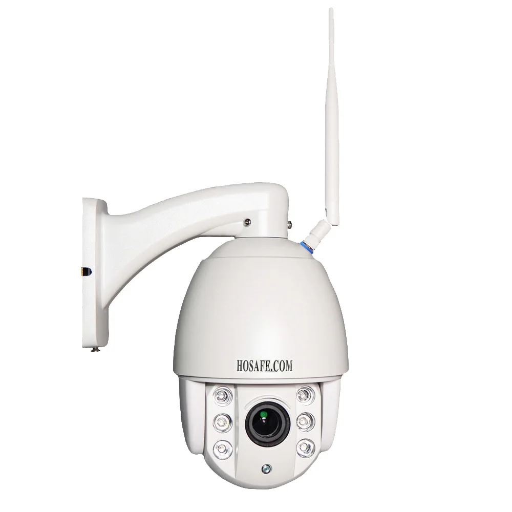 

HOSAFE 2MP 1080P 4X Zoom Auto Focus Mini Speed Dome PTZ IP Camera wifi wireless 64G Micro SD Card Night Vision Motion Dection