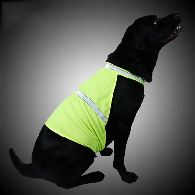 Охотничья жилетка для собак питомец защитный светоотражающий жилет светящаяся водонепроницаемая одежда для собак для таксы летняя одежда для собак - Цвет: yellow