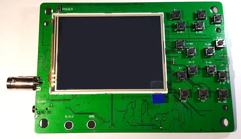 

Oscilloscope DIY Suite STM32+3.2 inch TFT+ADS830+IDT7204 Oscilloscope Development+Multimeter