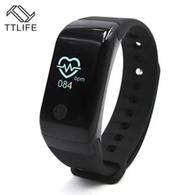 TTLIFE X7 Bluetooth Монитор Сердечного Ритма Смарт часы Сенсорный экран фитнес-браслеты Водонепроницаемый Пульт дистанционного Управления браслет