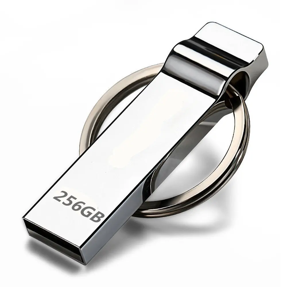 fashion Metal Key chain USB Flash Drive pendrive 64GB 32GB real