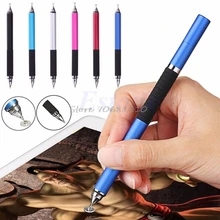 2в1 емкостный экран Стилус Шариковая ручка для iPhone для samsung ForiPad планшет Прямая поставка