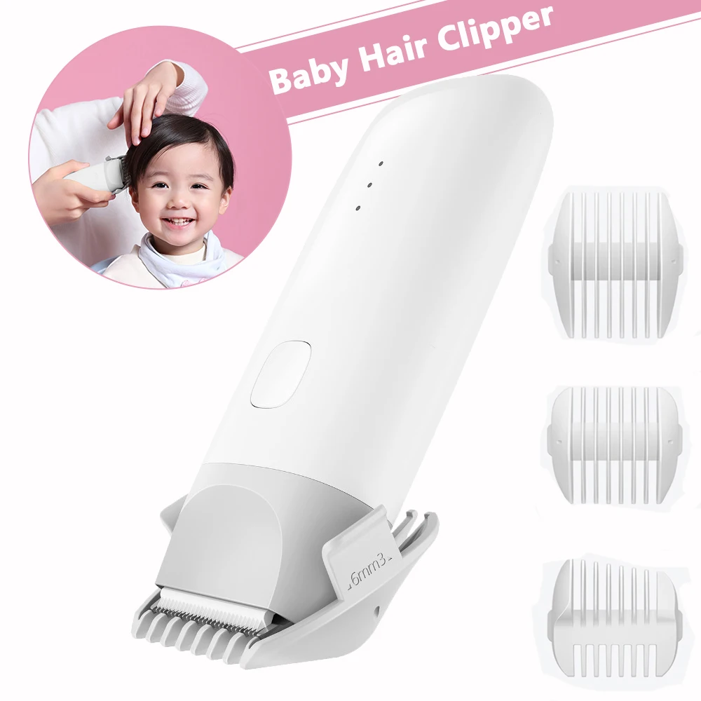  MITU Baby Hair Clipper Safe IPX7 Waterproof Electric Hair Trimmer Silent Motor USB Rechargeable for