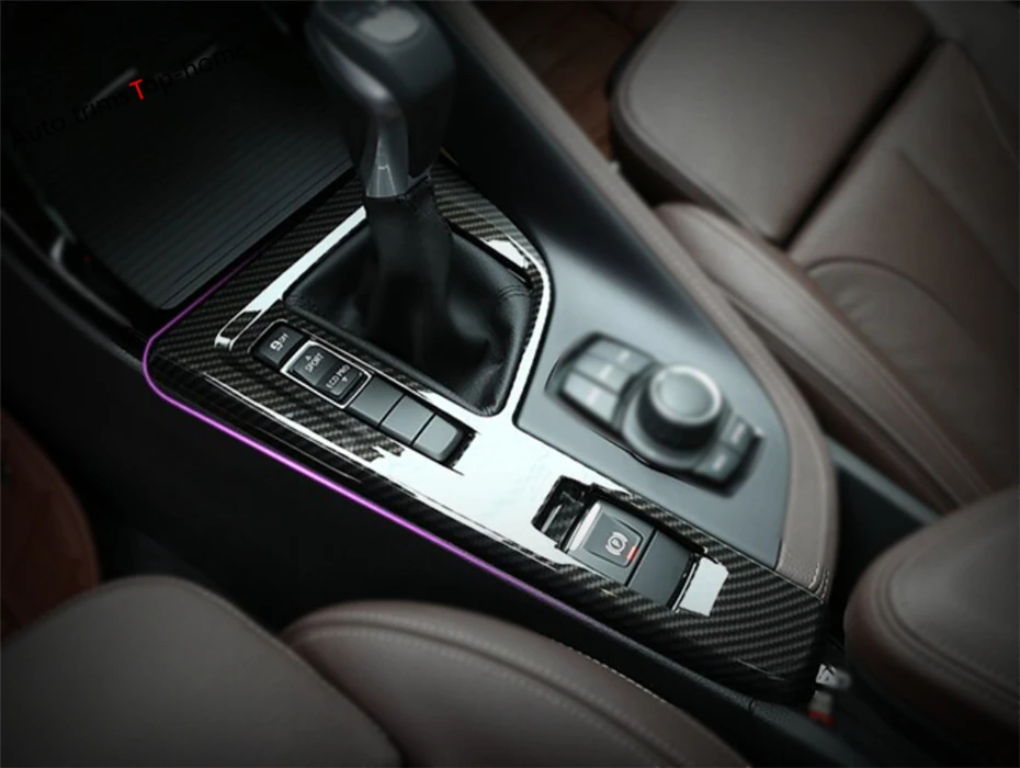 Yimaautotrims коробка передач панель Крышка отделка Подходит для BMW X1 F48 2016 2020 ABS