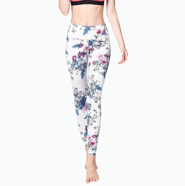 

Floral Printed Sports Yoga Legging Women's Fitness Leggins Pants Workout Gym Jogging Jersey Trainer Trousers Compression Tights