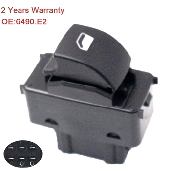 

6490.E2 Window Regulator Switch For Peugeot Partner Tepee 207 Citroen Berlingo 6490E2