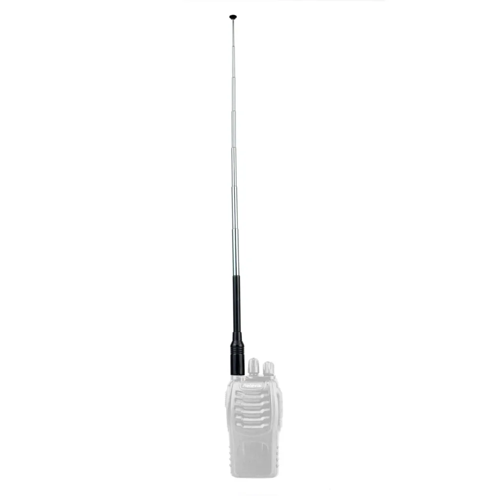 2 шт. встроенная телескопическая антенна VHF UHF для Baofeng|Запчасти и аксессуары