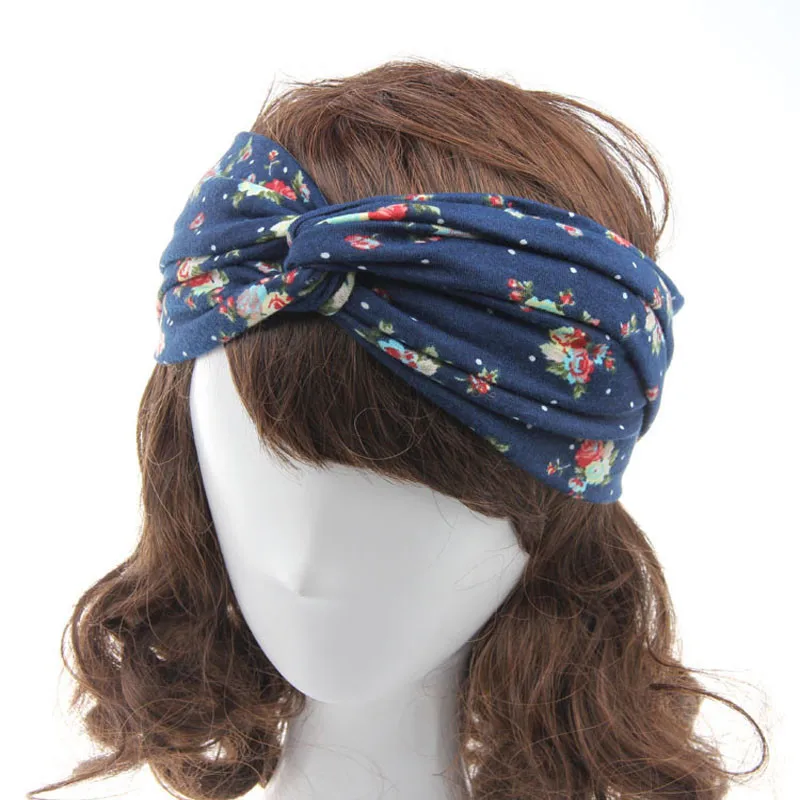 Buy Boho Elastic Floral Turban hair bands for women