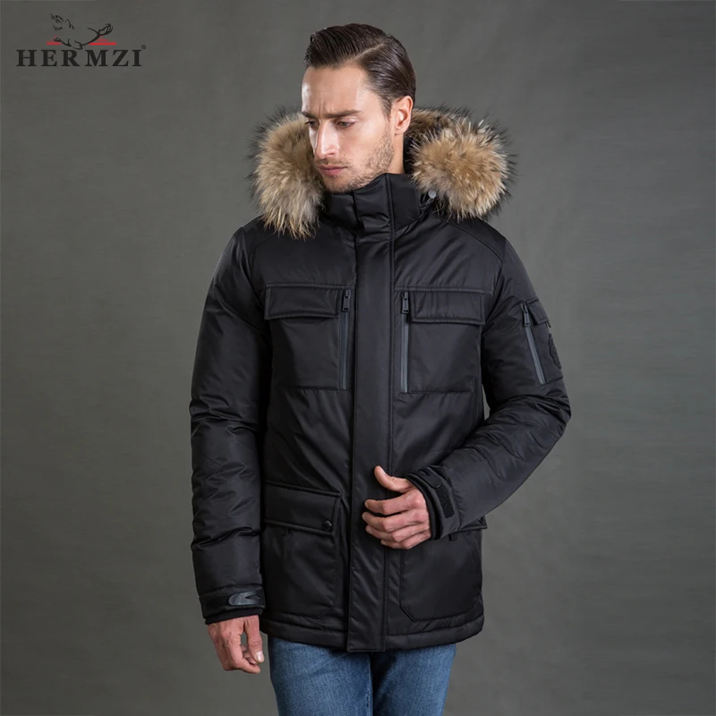 Aliexpress.com : Buy HERMZI 2017 Winter Jacket Men Parka