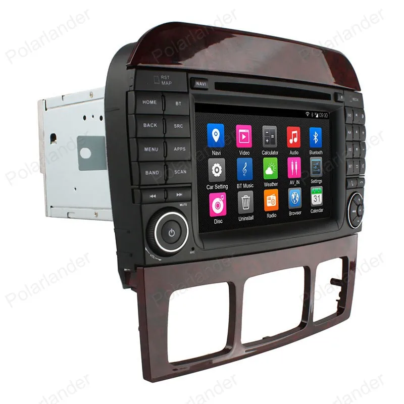 Excellent Android4.4 Car DVD Quad Core touch screen radio For M/ercedes S Class Support BT 3G WiFi Mirror Link DTV DAB TPMS OBDII GPS 31