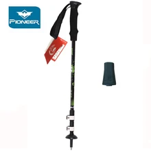 PIONEER Nordic Walking Sticks Telescopic Trekking Hiking Poles Ultralight Walking Canes Hiking Stick Adjustable Alpenstock 2Pcs adjustable folding cane with carrying case black ultralight nordic walking sticks telescopic trekking poles anti shock