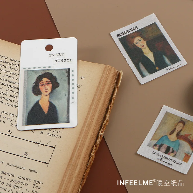 20 unids/pack diversión famosa pintura álbum de recortes pegatina álbum decoración Diy diario álbum palo etiqueta Scrapbooking pegatina 20 unids/pack diversión famosa pintura álbum de recortes pegatina álbum decoración Diy diario álbum palo etiqueta Scrapbooking pegatina