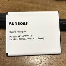 Bateria AB3300BWMC Runboss Qualidade Original para Philips Xenium W8555 3300 mAh Batteria