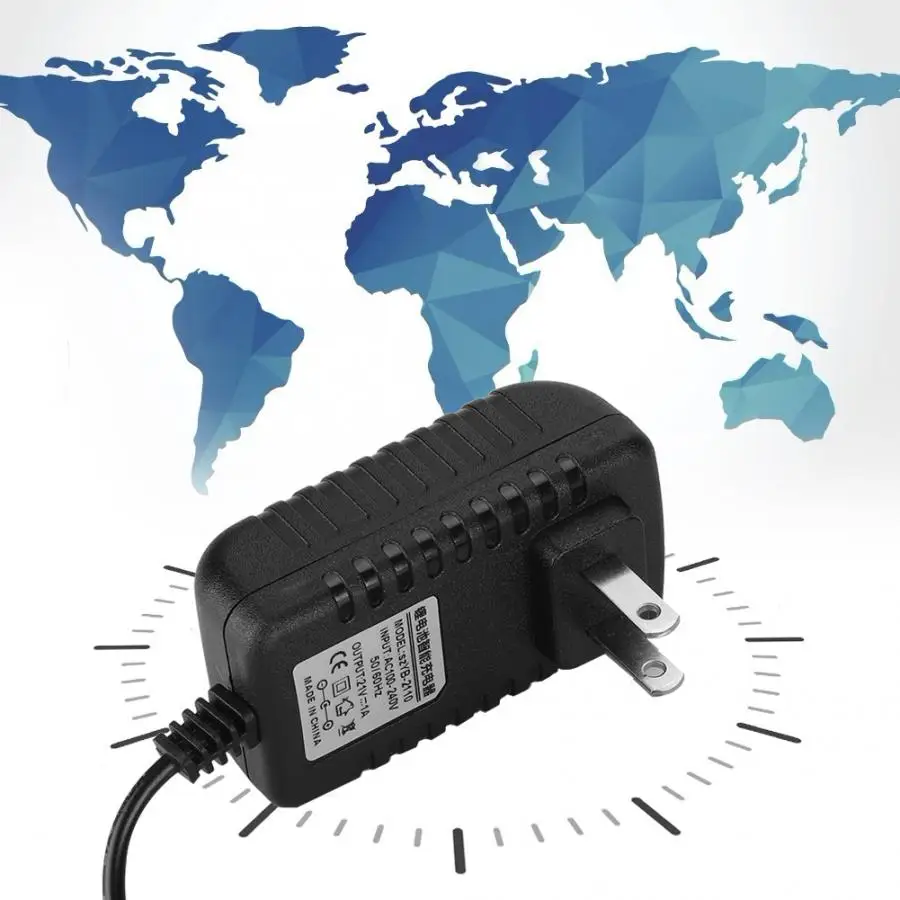 

New Thick Copper Core Li-ion Charger Adapter 21V/1A Adaptative Lithium Battery Charger Power Adapter US EU Plug Charger